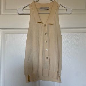 Stella McCartney sleeveless polo tank